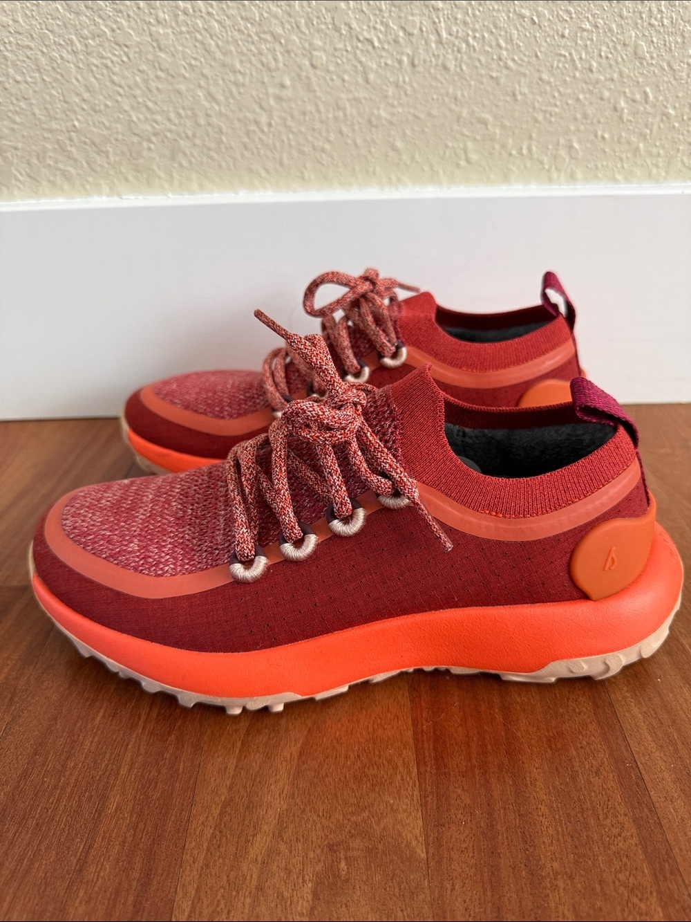 Allbirds Women's Trail Runner SWT - Size 7 Red Orange